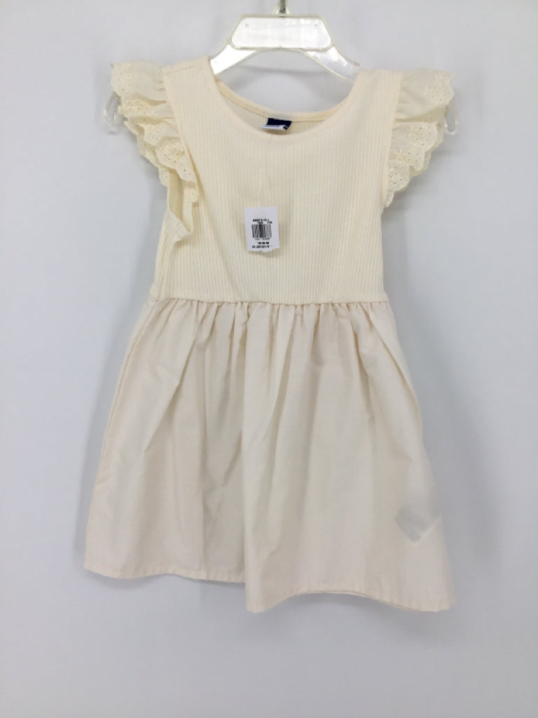 Old Navy Child Size 18-24 Months Cream Dress - girls