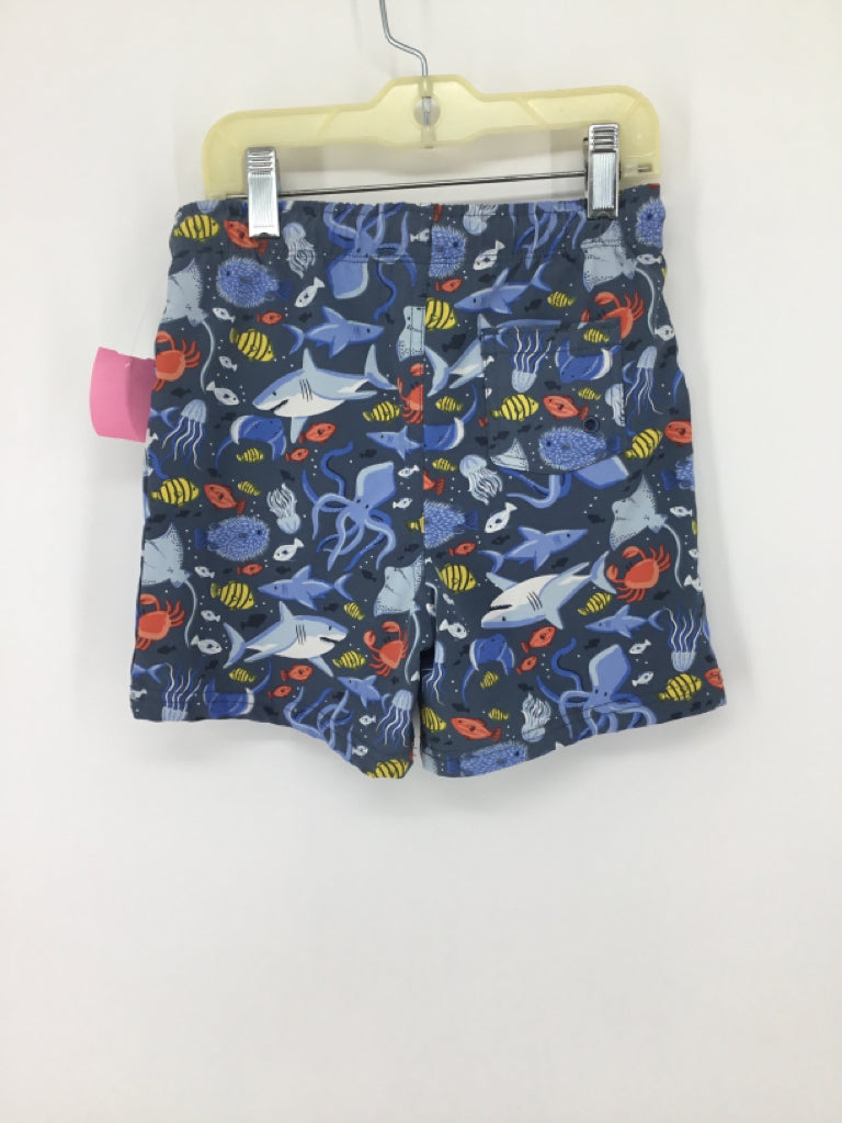 brandless Child Size 5 Blue Print Swimwear - boys