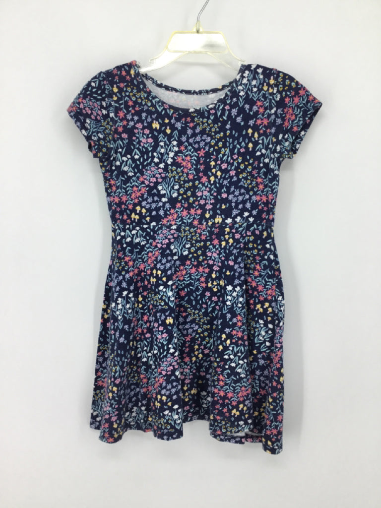jumping beans Child Size 4 Navy Dress - girls