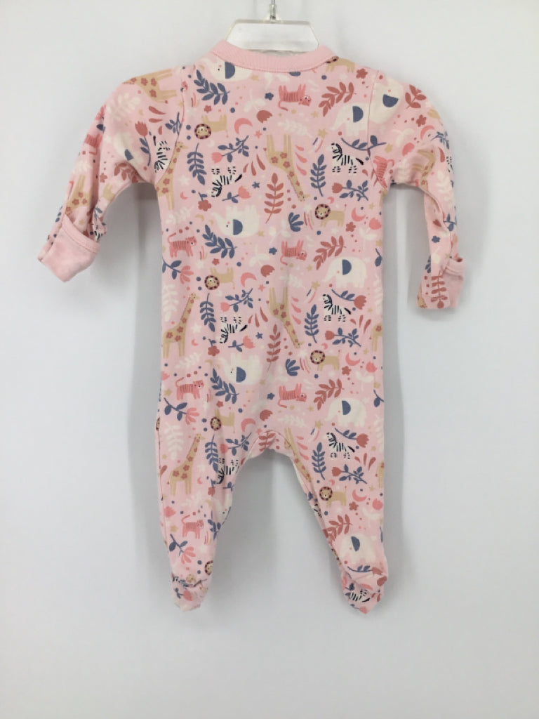 Old Navy Child Size 3-6 Months Pink Sleepers