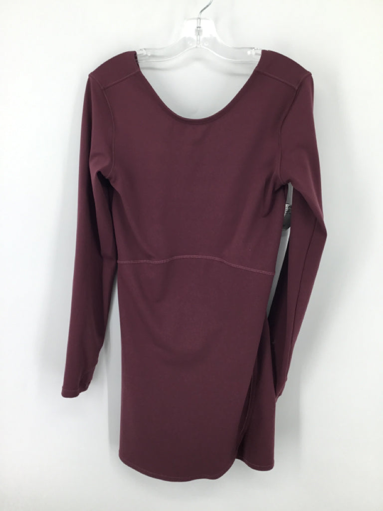 Athleta Girl Child Size 12 Burgundy Dress - girls