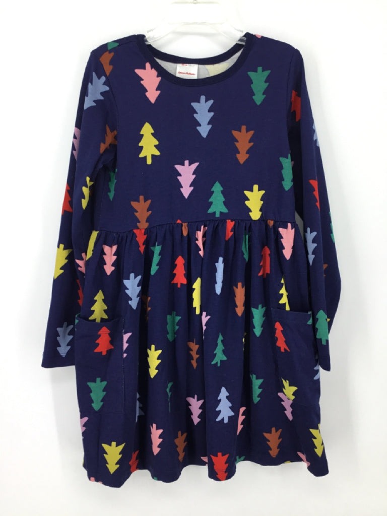 Hanna Andersson Child Size 6 Blue Christmas Dress