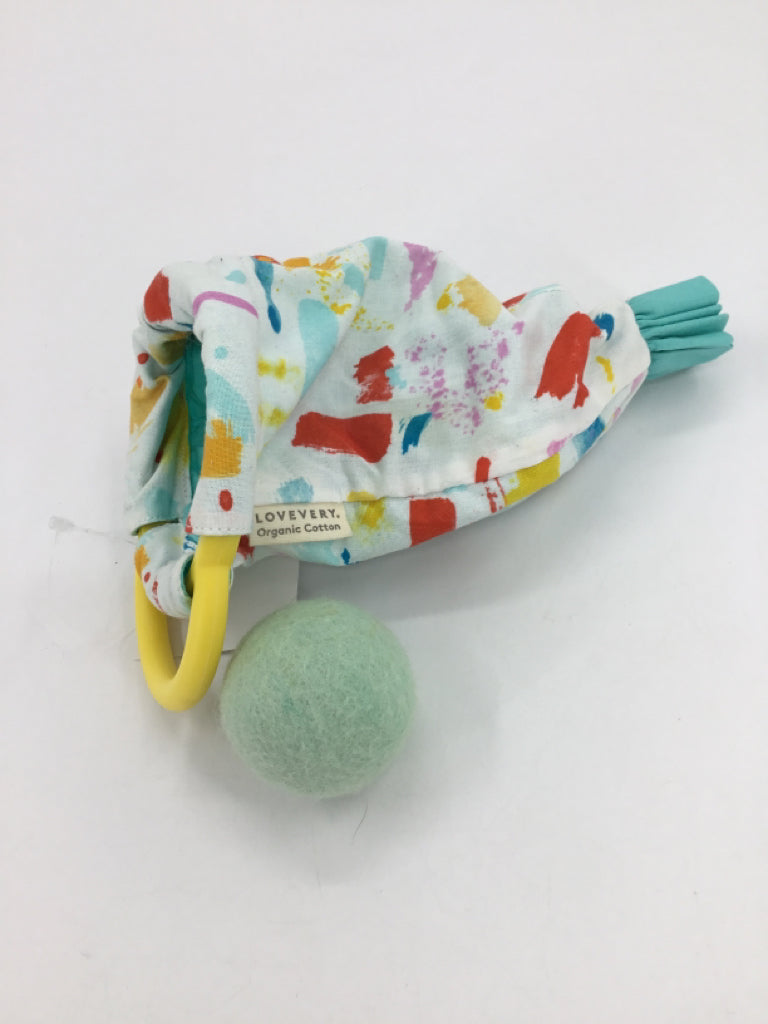 Lovevery Organic Cotton Sensory Pouch with Ball