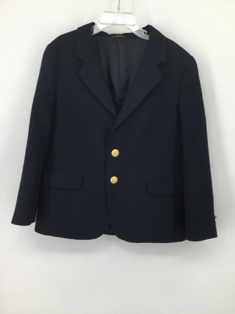 Class Club Child Size 6 Navy Solid Blazer - boys