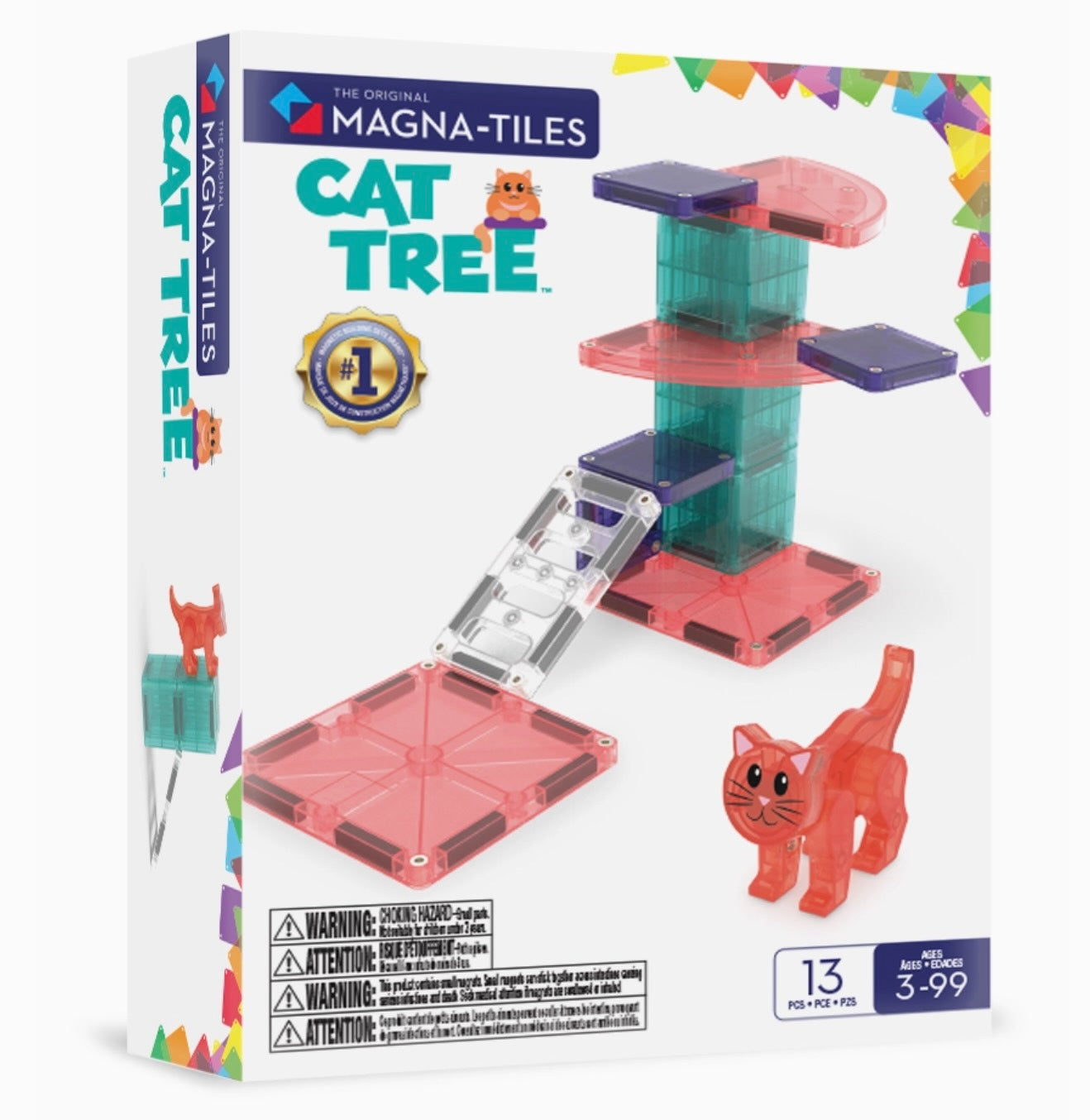 Magna-Tiles - Cat Tree (13 Piece Set)