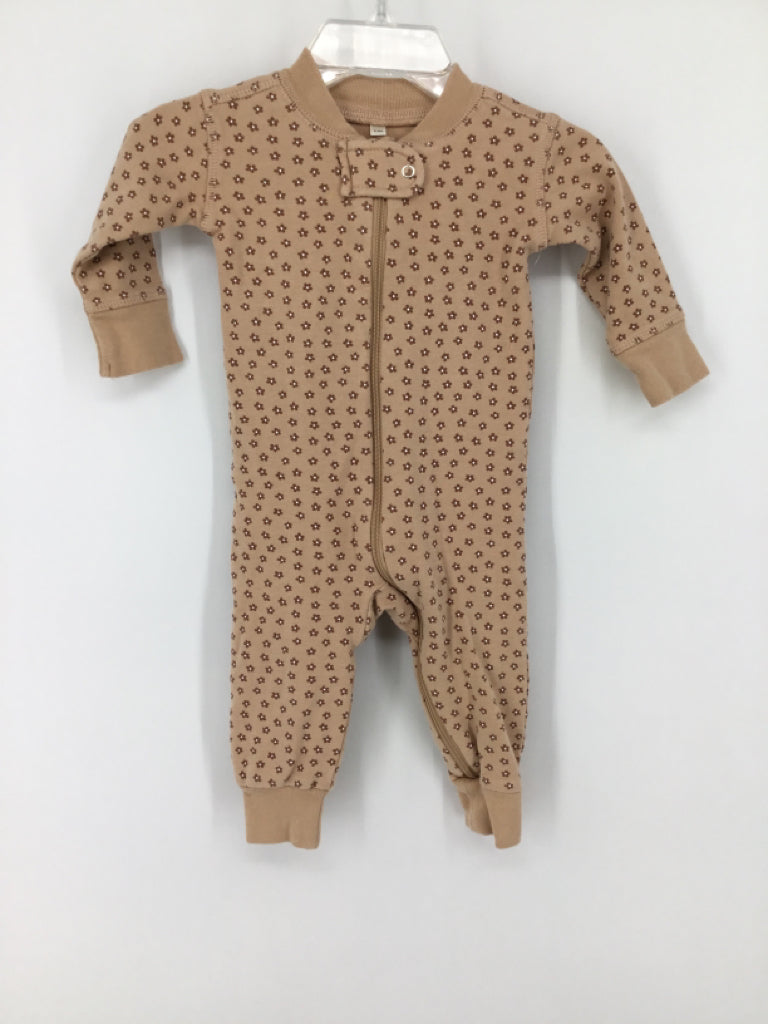Quincy Mae Child Size 3-6 Months Tan Pajamas - girls