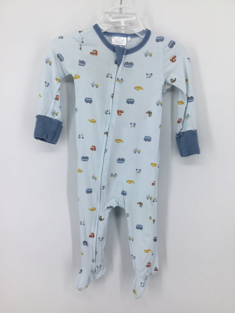 Tres Beau et Belle Child Size 3-6 Months Blue Sleepers