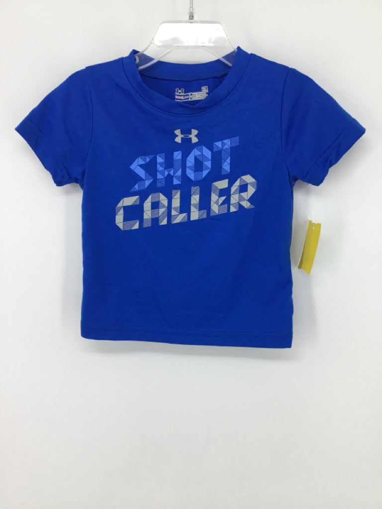 Under Armour Child Size 12 Months Blue screen printed T-shirt - boys