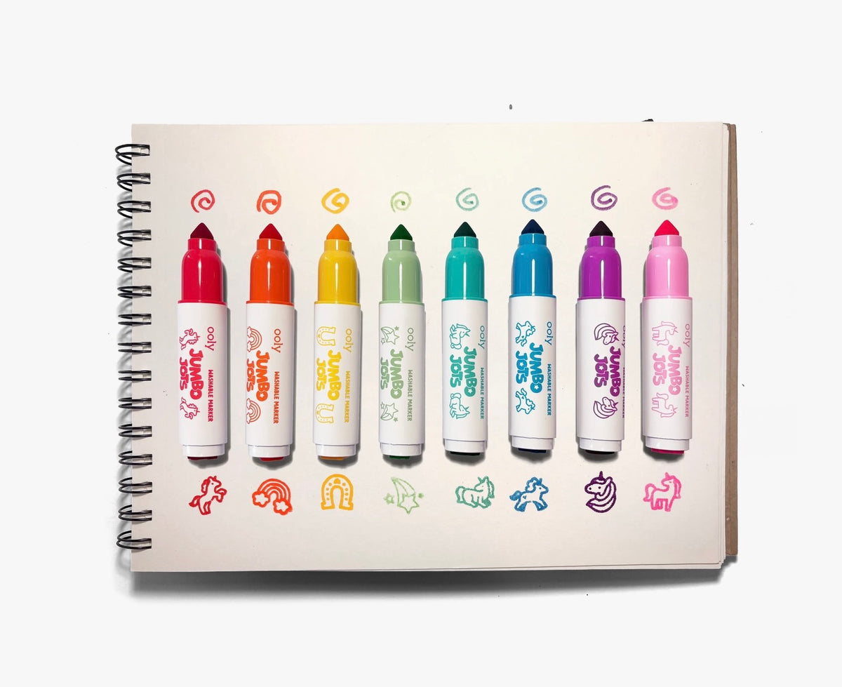 Ooly - Jumbo Jots Dual Tip Markers (Unicorn)