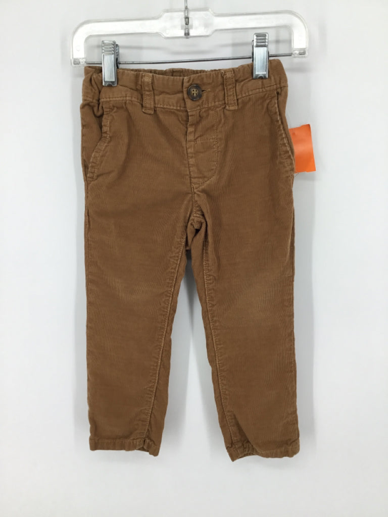 Carter's Child Size 2 Brown Solid Pants - boys