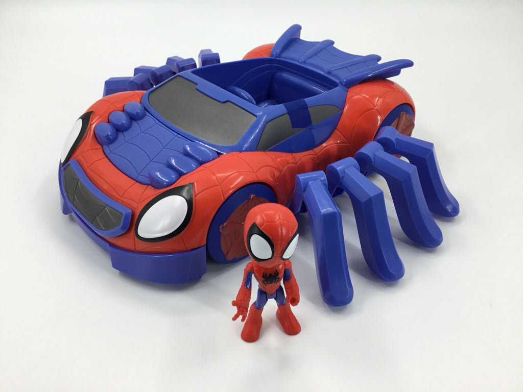 Marvel Spidey & His Amazing Friends Change & Go Web-Crawler & Action Vehicle