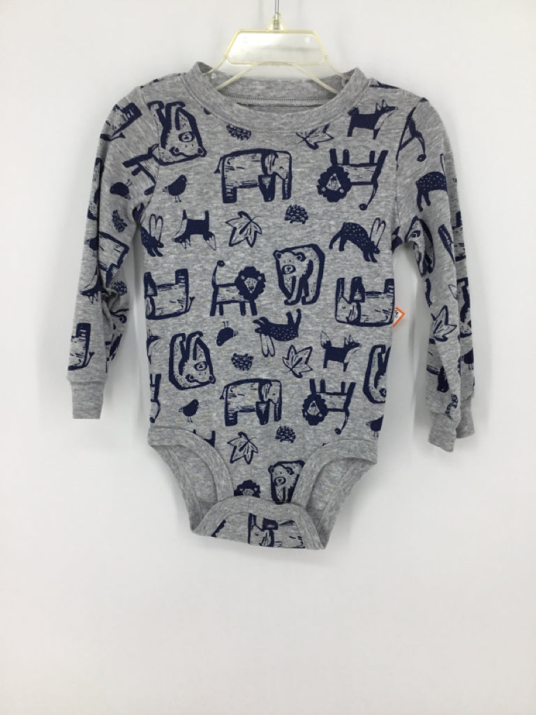 Carter's Child Size 24 Months Gray Onesie