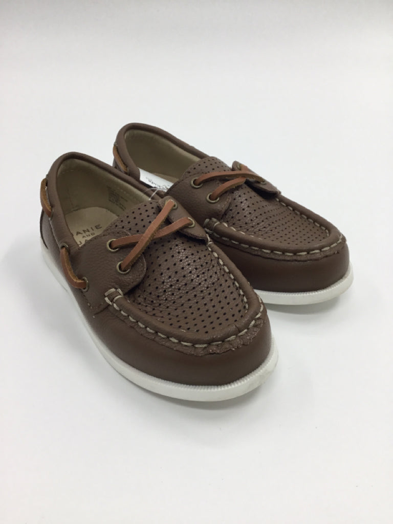 Janie and Jack Child Size 11 Brown Dress Shoes