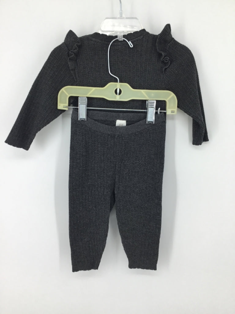 H & M Child Size 6 Months Gray Outfit - girls