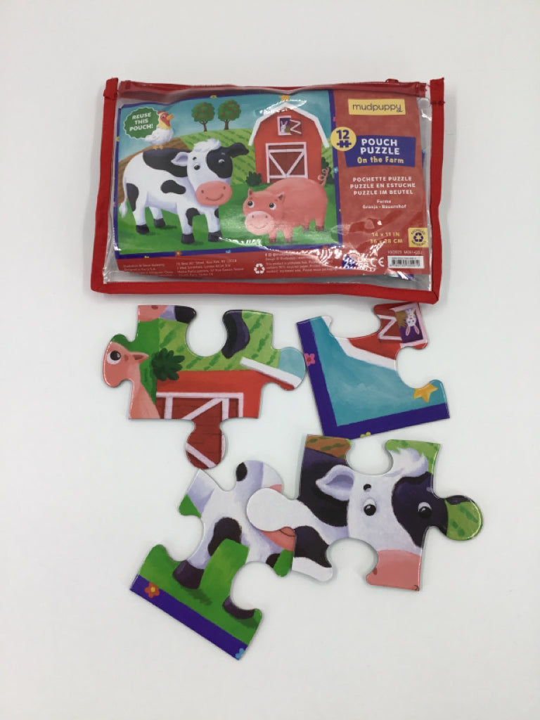 mudpuppy On the Farm Pouch Puzzle