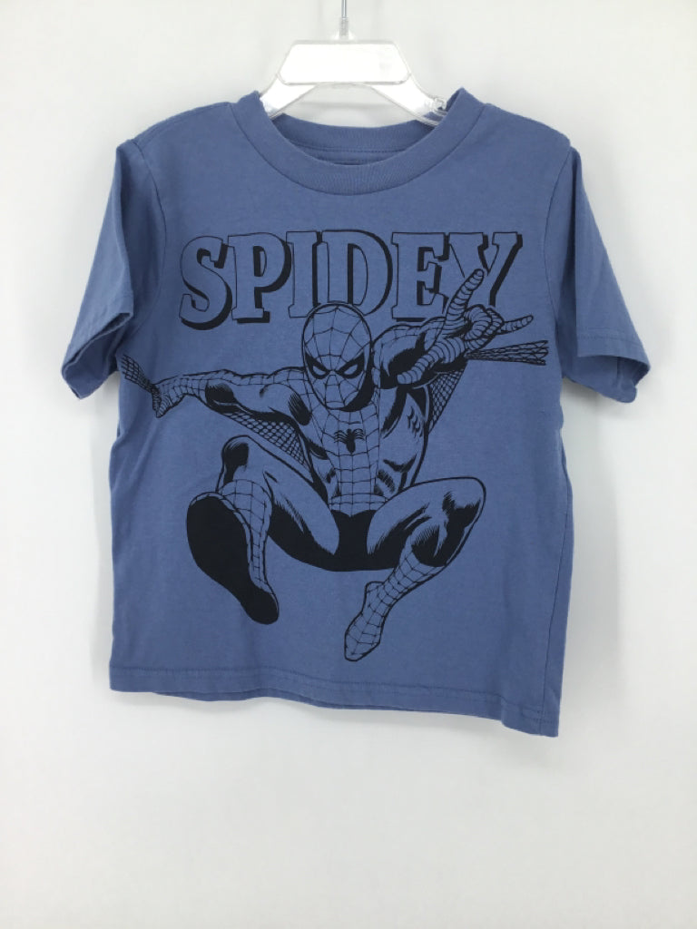 Marvel Child Size 4 Blue Character T-shirt - boys