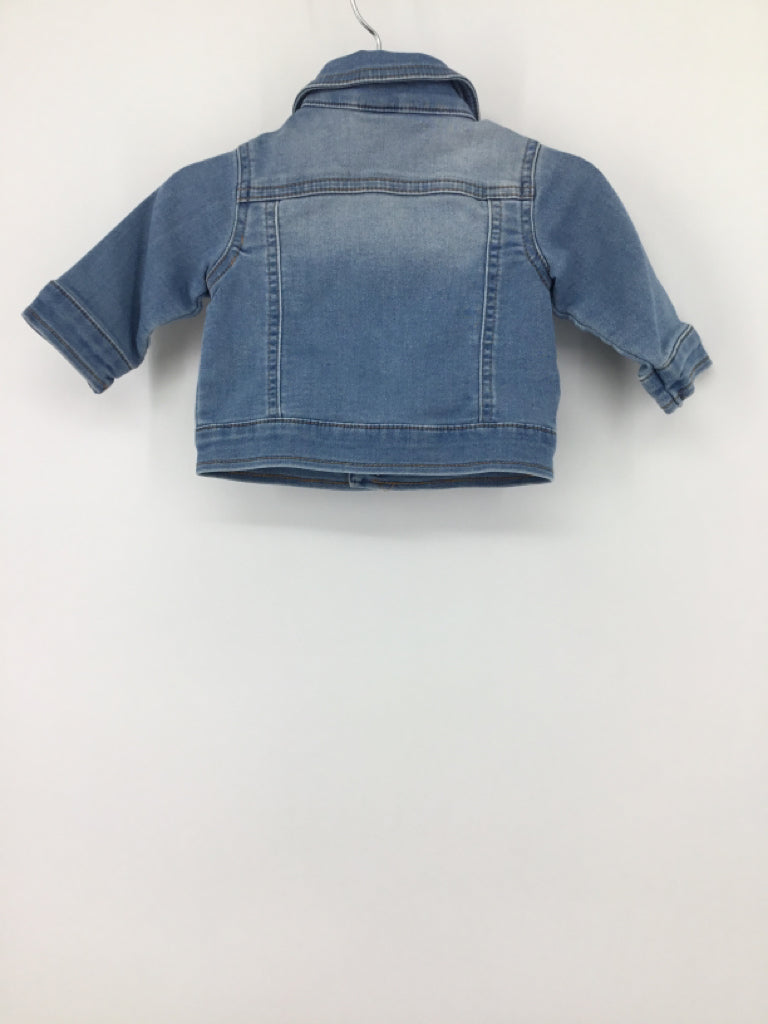 Cat & Jack Child Size 0-3 Months Blue Solid Jacket - boys
