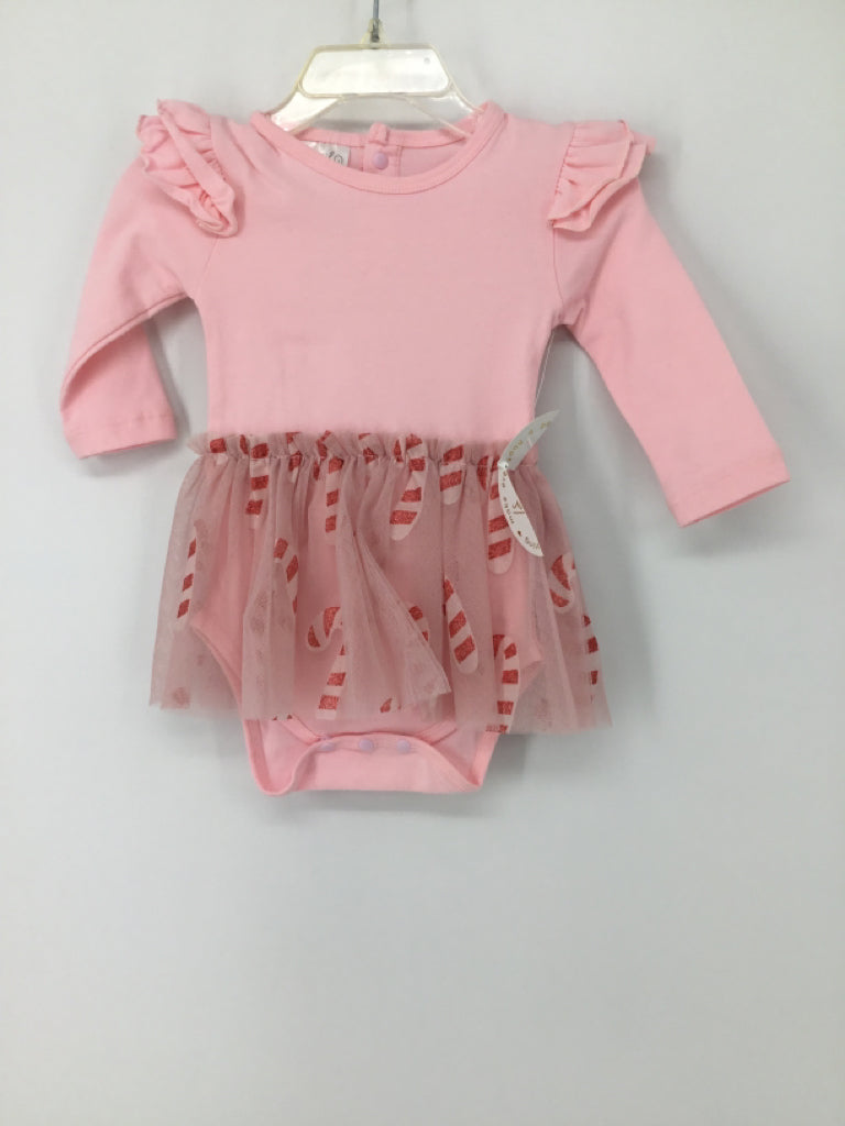 Sweet Wink Child Size 3-6 Months Pink Christmas Outfit