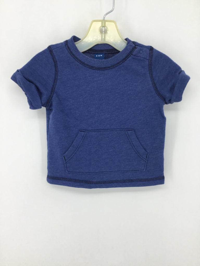 Old Navy Child Size 6-12 Months Blue Solid Shirt - boys