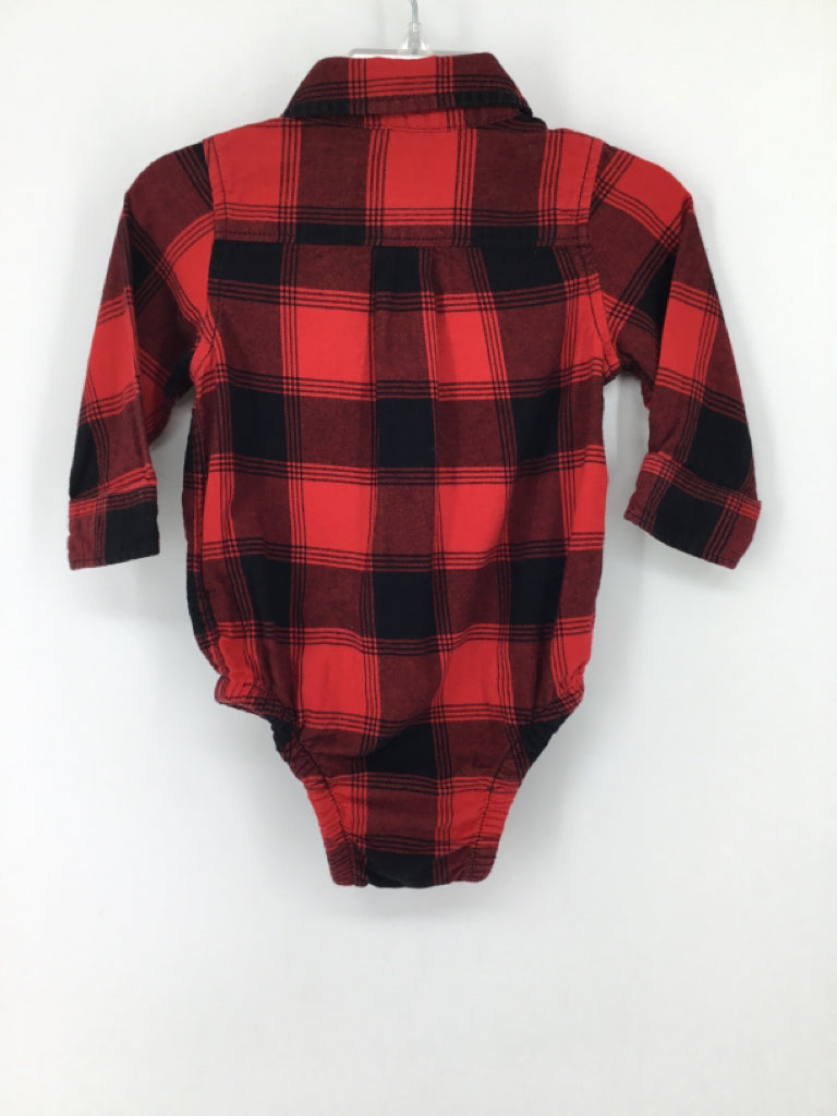 Baby Gap Child Size 6-12 Months Red Onesie