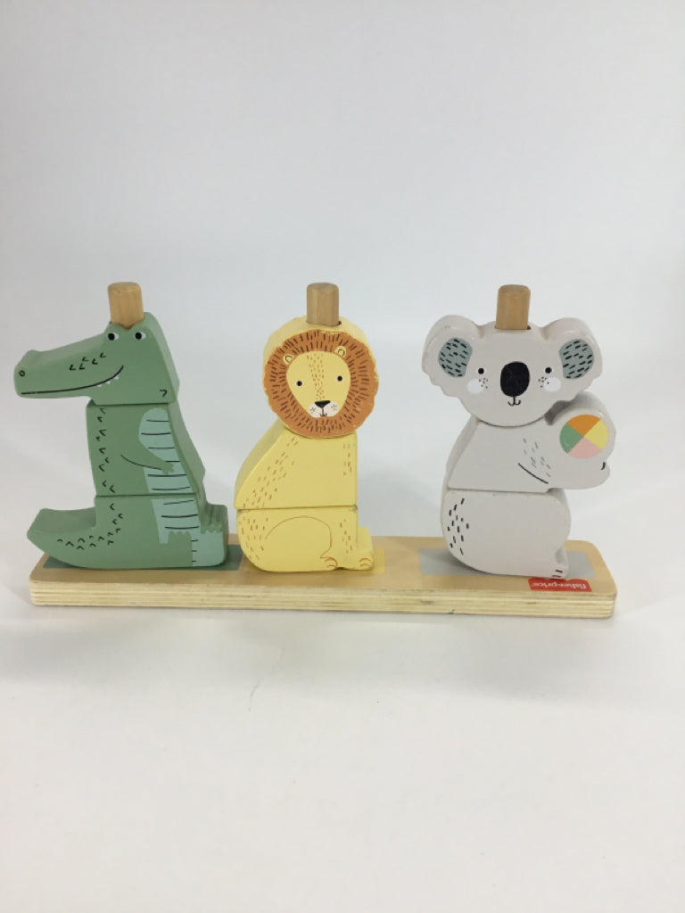 Fisher-Price Wooden Stack & Sort Animals