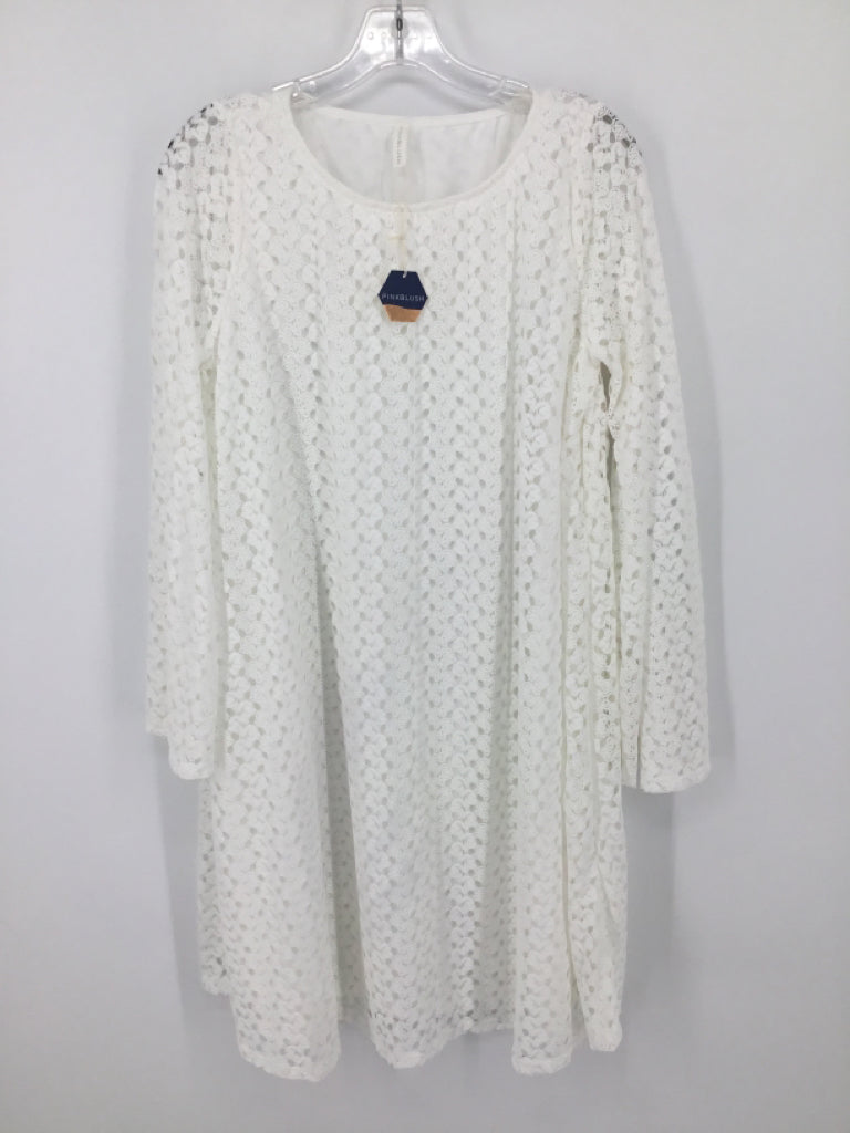 Pink Blush Size M Cotton Blend Dress - Maternity