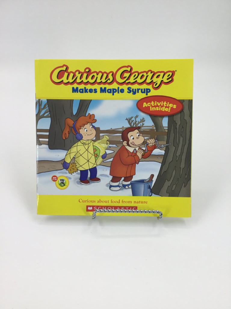 Curious George Makes Maple Syrup Paperback Book