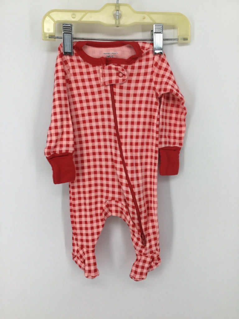 Member's Mark Child Size Newborn Pink Sleepers