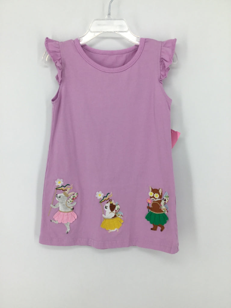 brandless Child Size 3 Purple Dress - girls