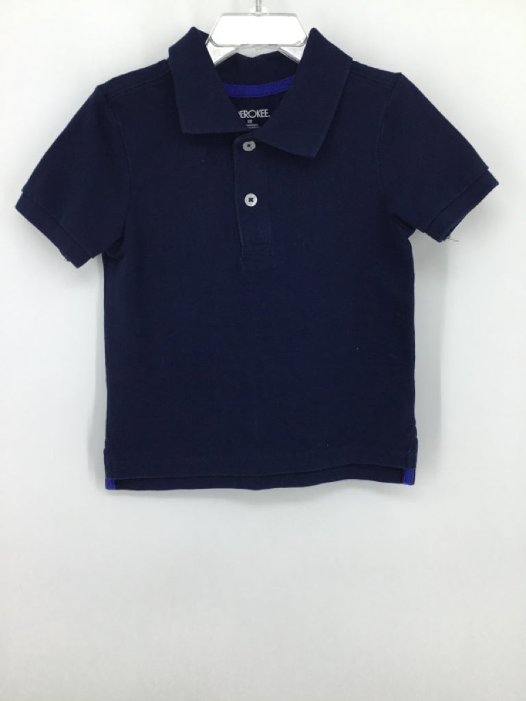 Cherokee Child Size 3 Navy Shirt - girls