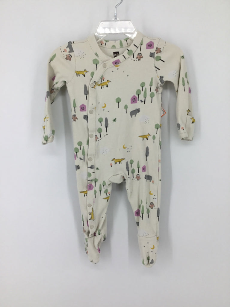 Tea Child Size 3-6 Months White Sleepers