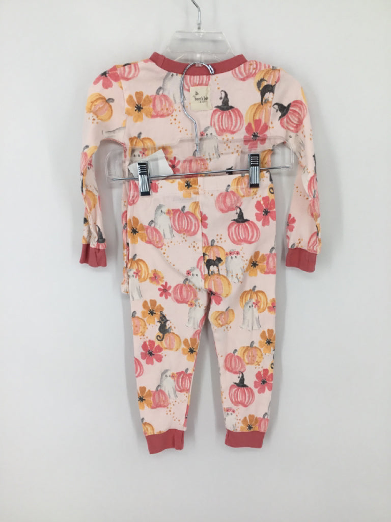 Burt's Bees Baby Child Size 2 Pink Halloween Pajamas
