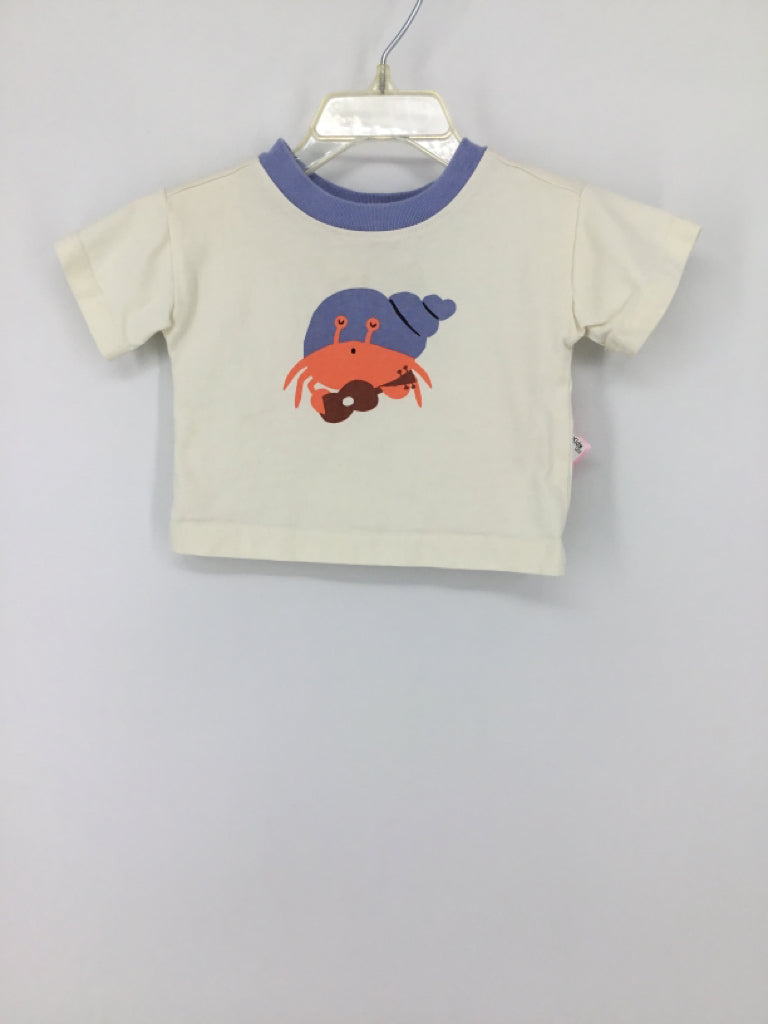 Hanna Andersson Child Size 6-12 Months White screen printed T-shirt - boys