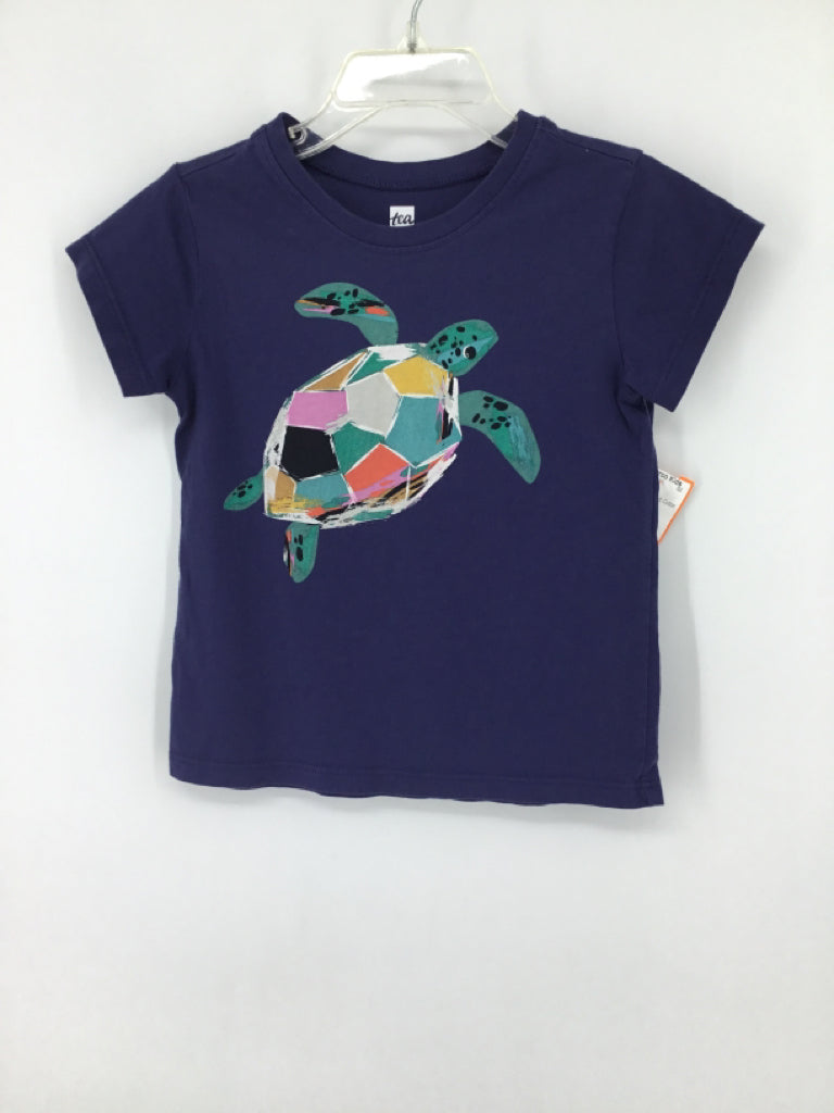 Tea Child Size 3 Blue T-shirt - girls