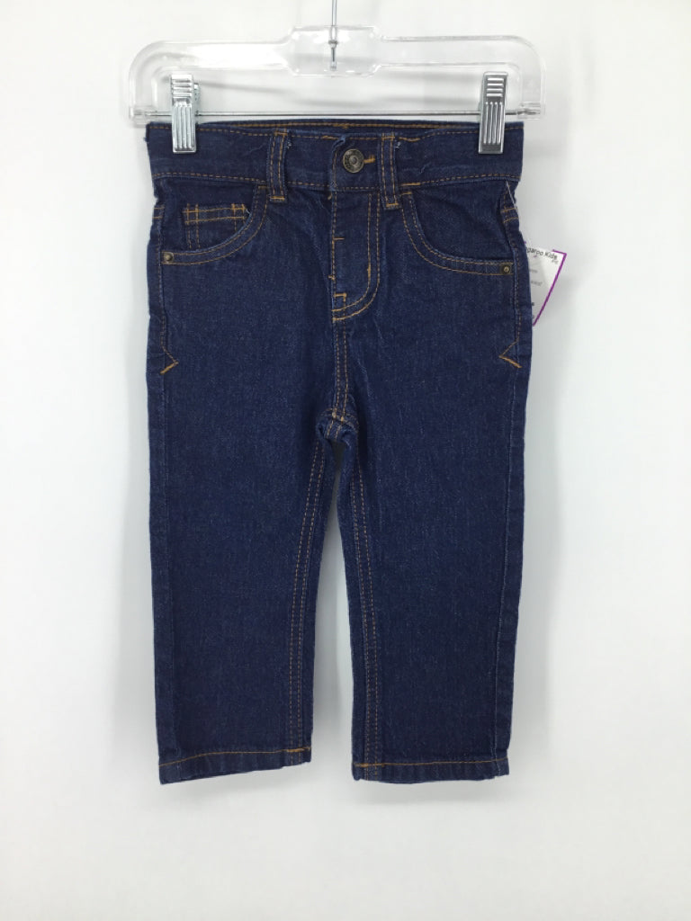 Cat & Jack Child Size 18 Months Blue Solid Jeans - boys
