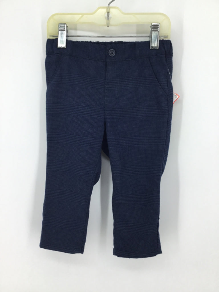 H & M Child Size 18 Months Blue Print Pants - boys