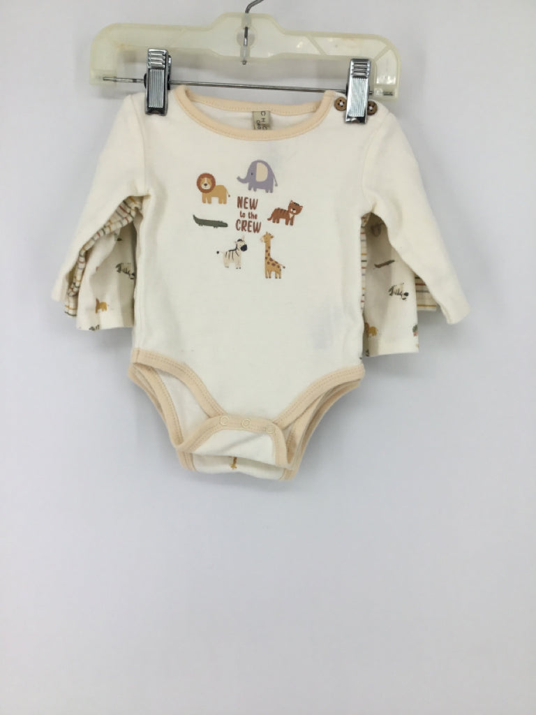 Chickpea Child Size 0-3 Months Cream Onesie