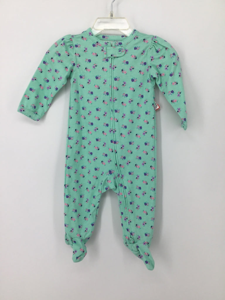 Simple Joys made by Carters Child Size 3-6 Months Green Sleepers
