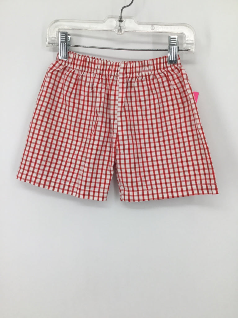 brandless Child Size 5 Red Checkered Shorts - boys
