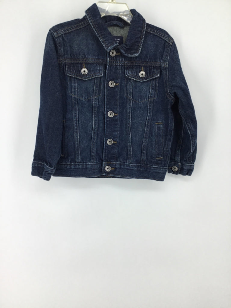 Childrens Place Child Size 4 Blue Solid Jacket - boys