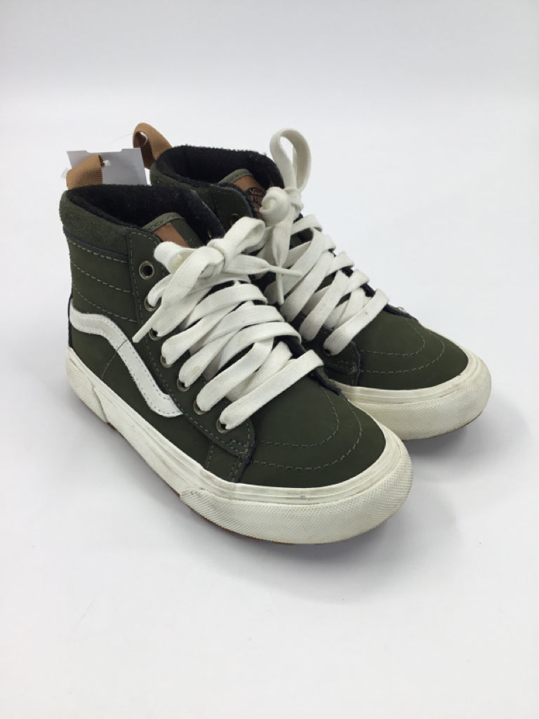Vans Child Size 1 Youth Green Sneakers
