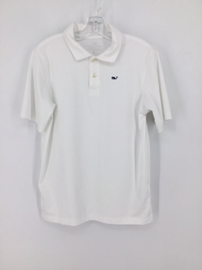 vineyard vines Child Size 12 White Solid Shirt - boys