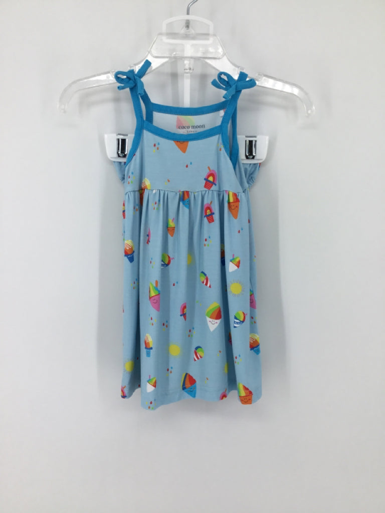 CoCo Moon Child Size 6-12 Months Blue Dress - girls