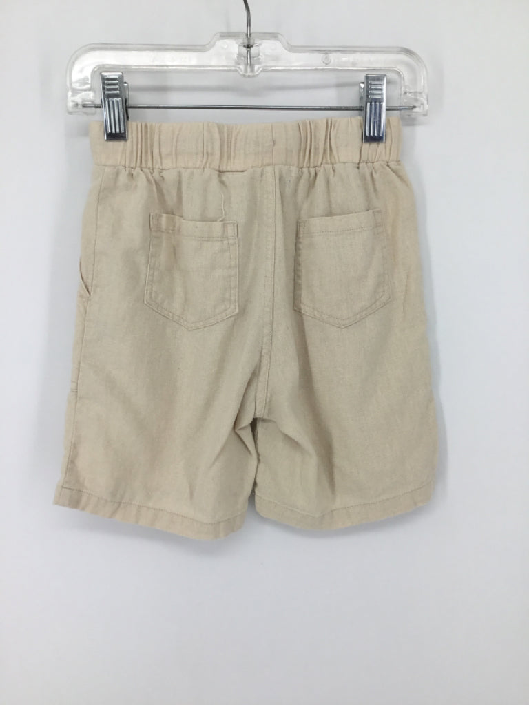 Andy & Evan Child Size 5 Tan Solid Shorts - boys