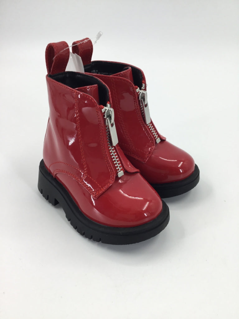 Baby Gap Child Size 4 Toddler Red Boots