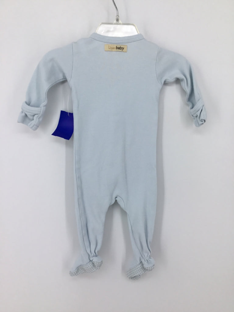L'oved baby Child Size 0-3 Months Blue Sleepers