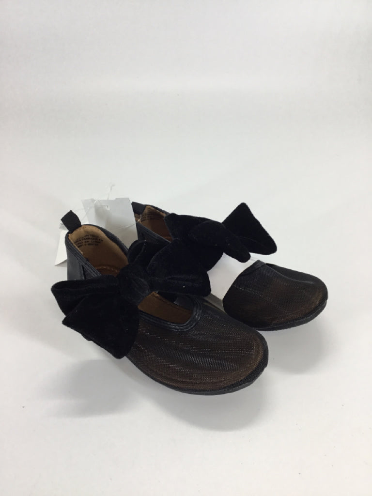 H & M Child Size 7.5 Toddler Black Dress Shoes