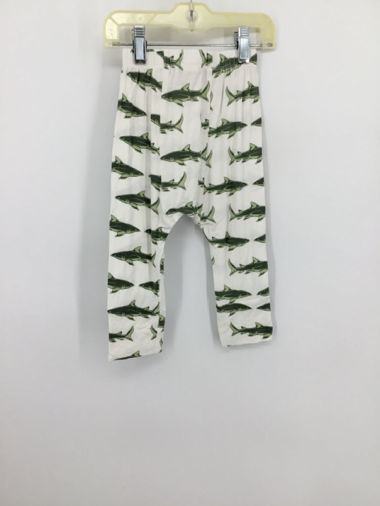 Kate Quinn Organics Child Size 18-24 Months Green Print Pants - boys