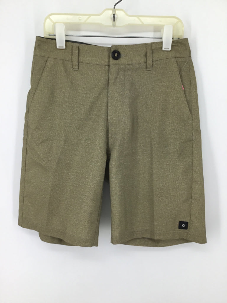 Rip Curl Child Size 12 Gray Solid Shorts - boys