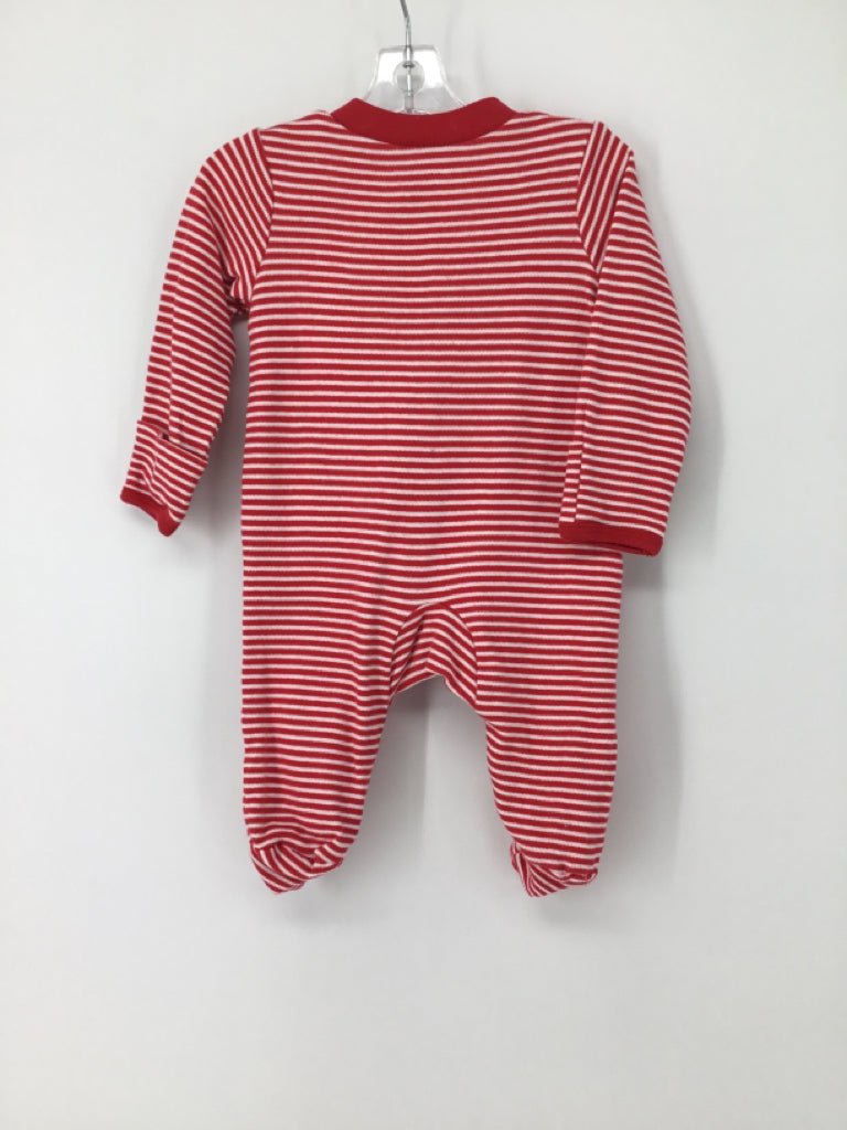 Just One You Made by Carters Child Size 3 Months Red Christmas Sleeper